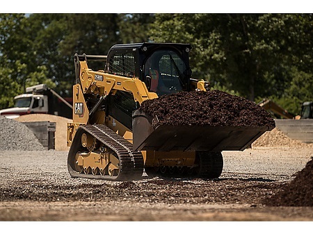 CAT equipment moving dirt