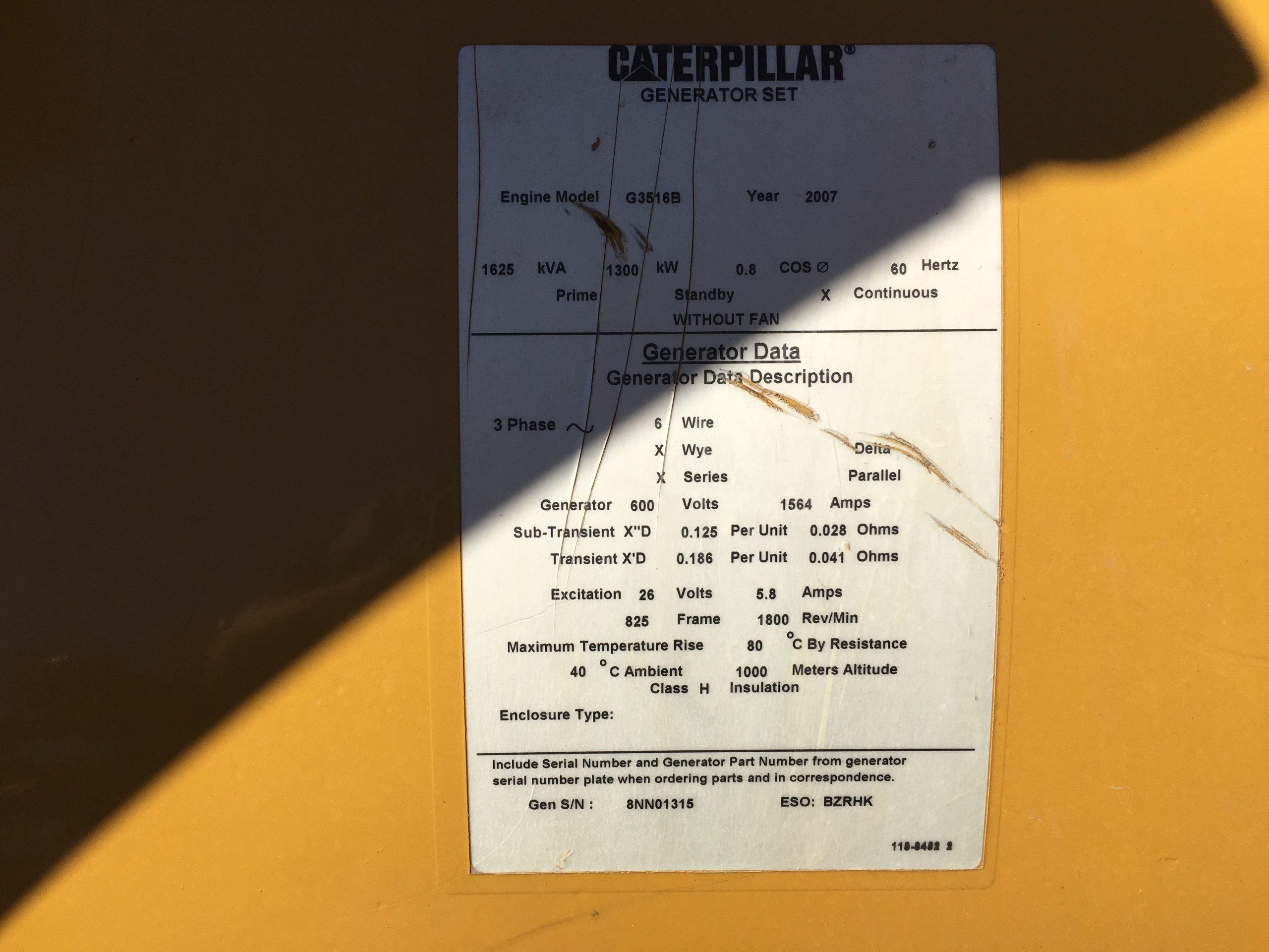 Buy Caterpillar G3516 Natural Gas Generator Online 