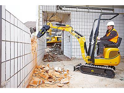 mini excavator rentals from Mustang Cat