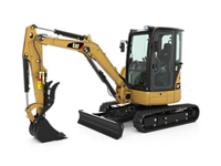 compact mini construction excavator rental