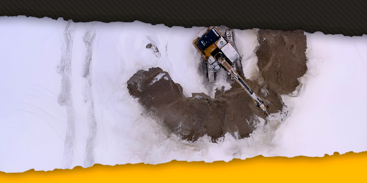 Can You Excavate Frozen Ground? Mustang Cat