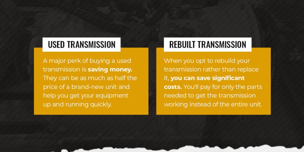 Used vs Rebuilt Transmission